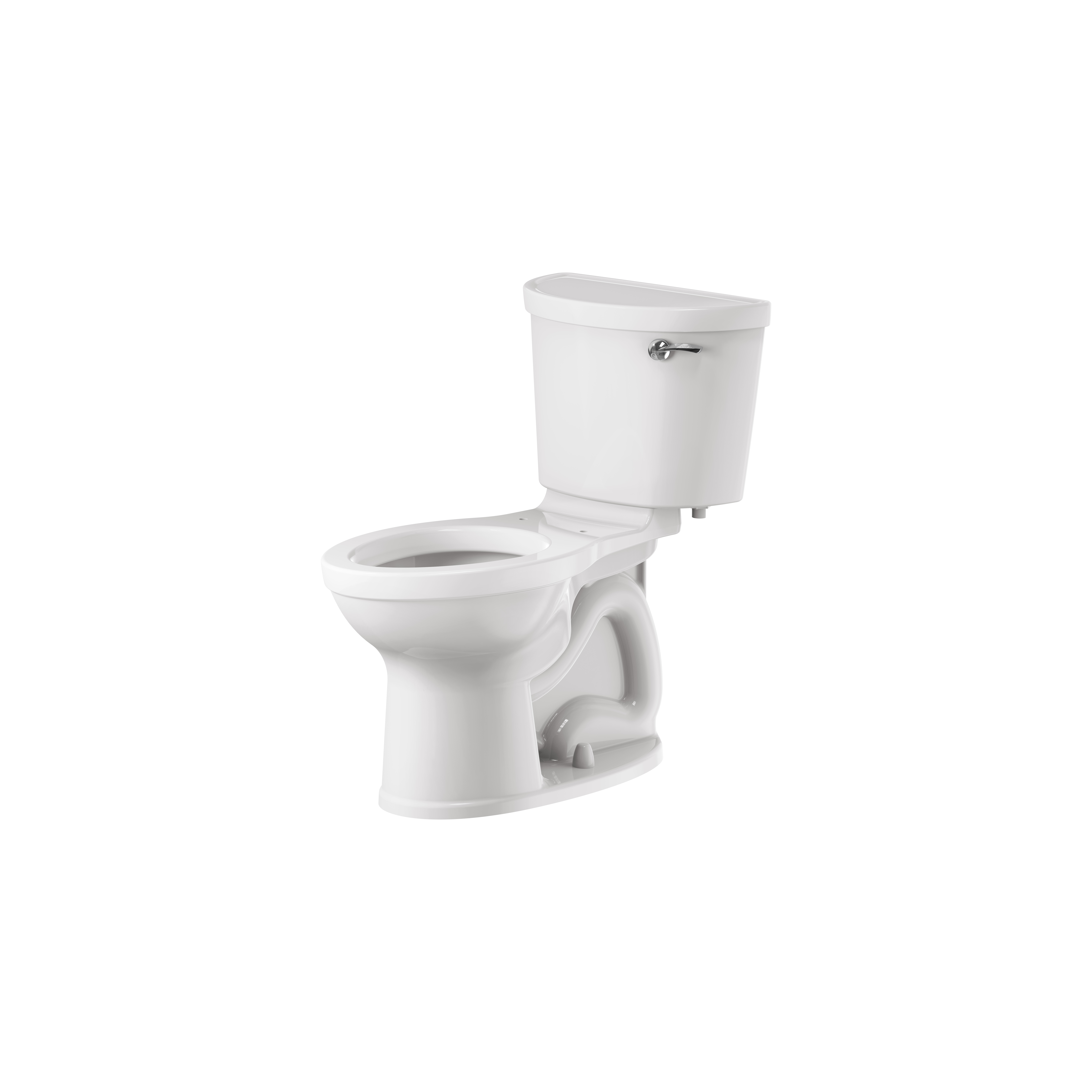 Champion PRO Two-Piece 1.28 gpf/4.8 Lpf Chair Height Elongated Right-Hand Trip Lever Toilet Less Seat